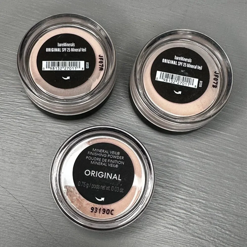 bareMinerals Mineral Veil Bare Minerals Set of 3 .03oz each SPF 25